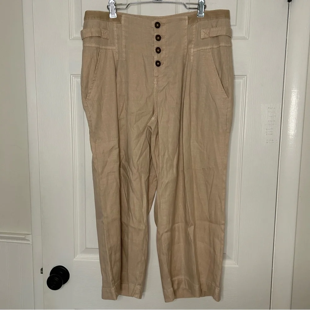 Sundance Villa Wide Leg Cropped Pants - Picture 2 of 9